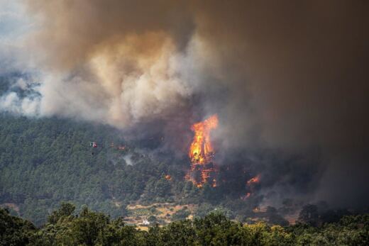 Siete municipios del Valle del Tiétar son evacuados mientras el fuego de Burgohondo amenaza a 30.000 personas