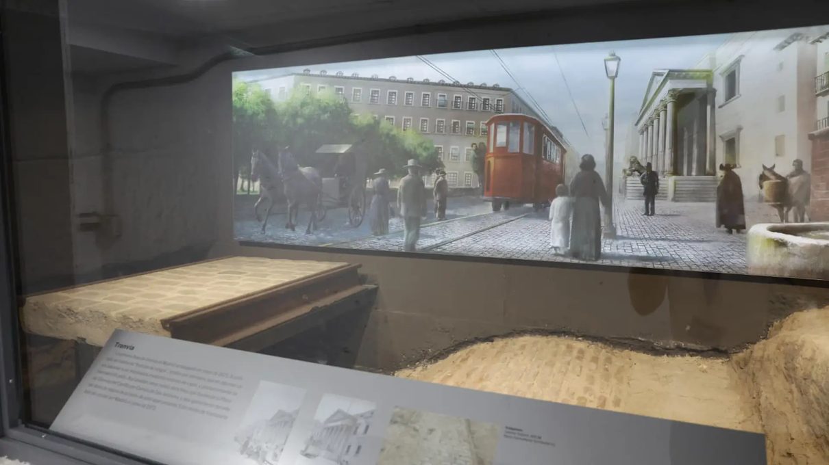 El parking de las Cortes esconde un museo subterráneo con los secretos del Madrid más antiguo