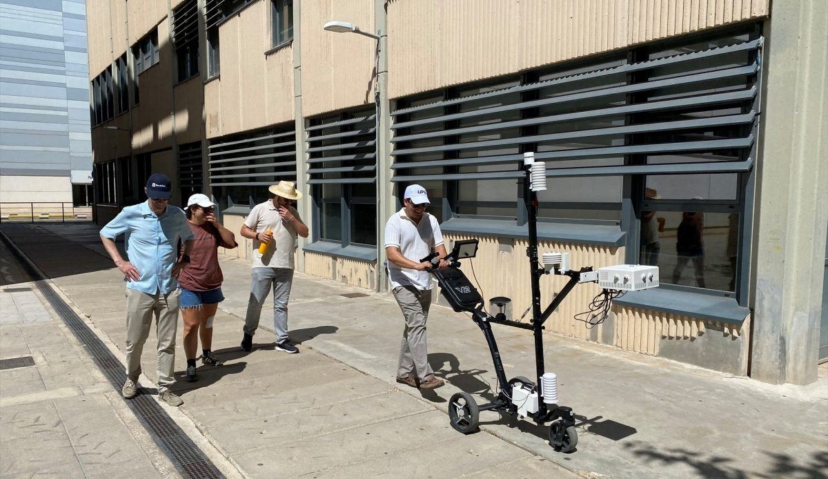 El campus de Vera mapea sus zonas de calor para combatir las altas temperaturas del futuro
