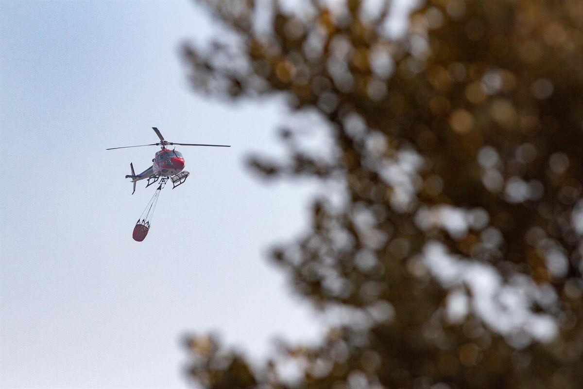 El incendio de Burgohondo da un respiro este domingo pero el operativo sospecha de reactivaciones provocadas