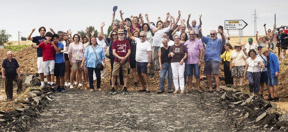 Obras en plenas fiestas dejan incomunicado al pueblo de Padilla de Arriba durante días