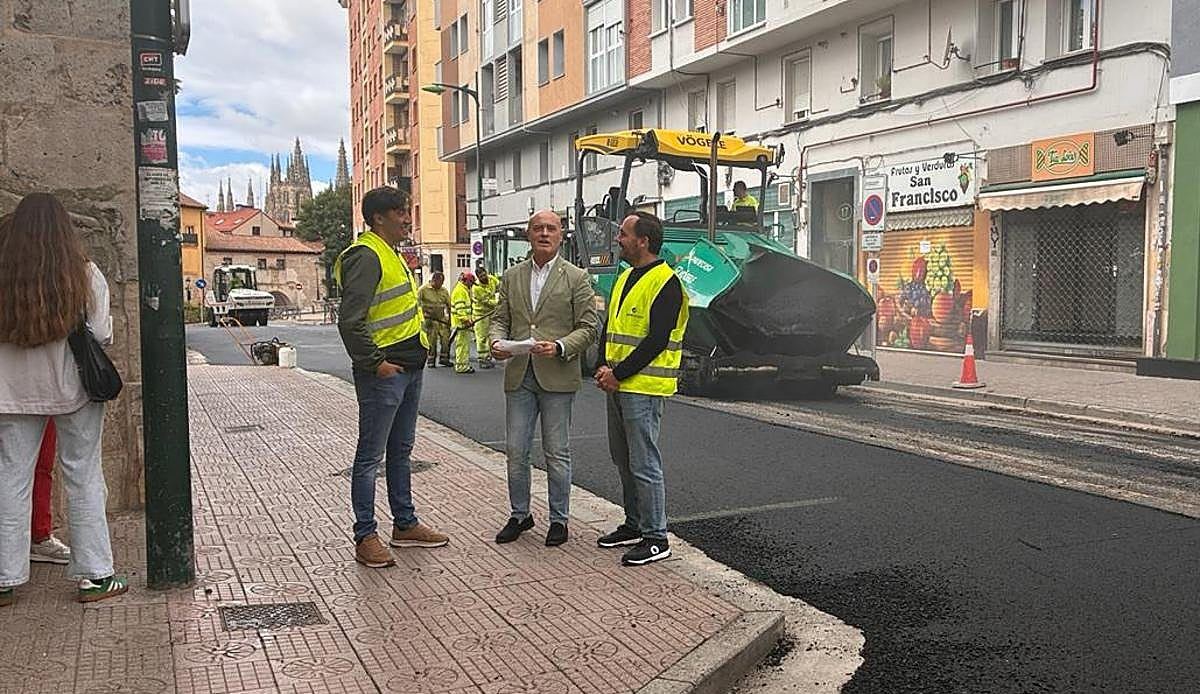 Burgos ultima el mayor plan de asfaltado del año con 745.000 euros invertidos en catorce calles de la ciudad