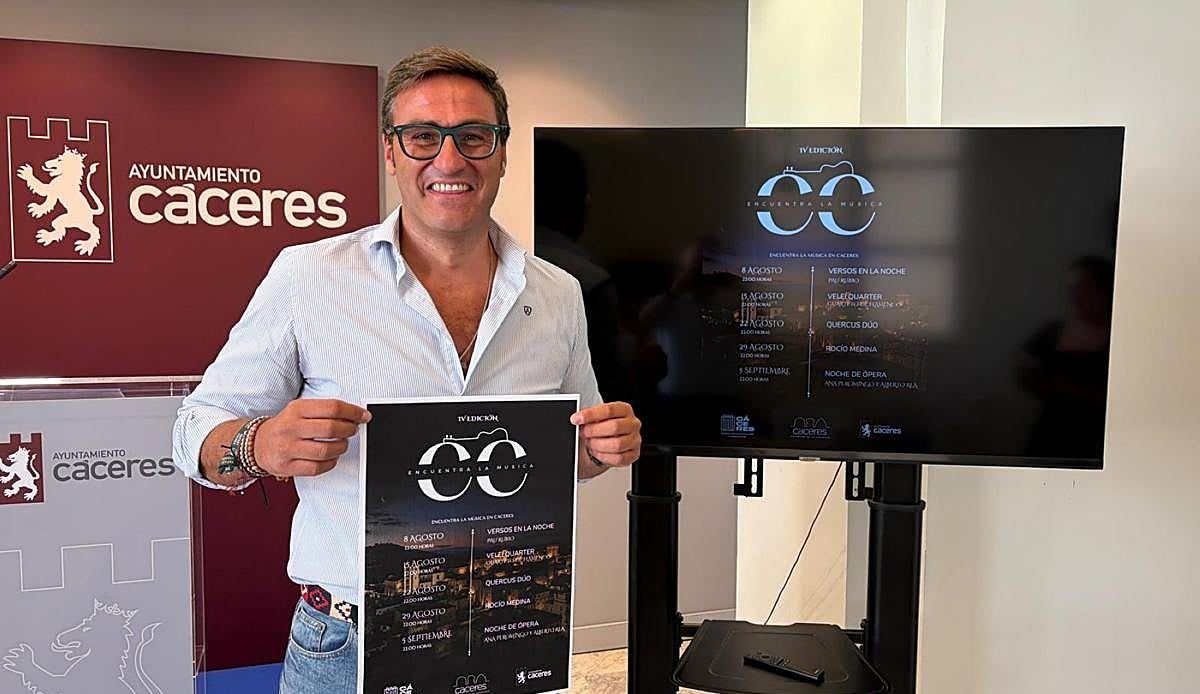 Cáceres convierte su Ciudad Monumental en un juego musical: cinco conciertos gratuitos que el público tendrá que descubrir