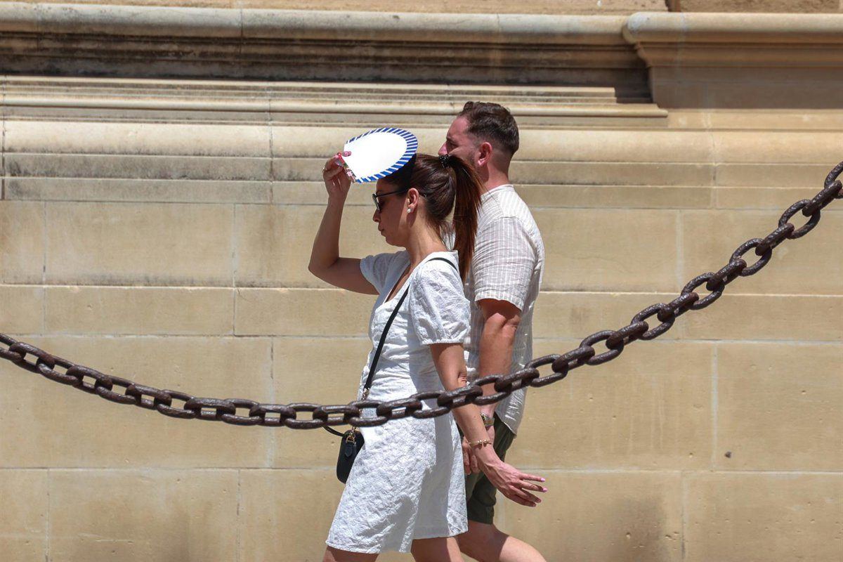 Alerta naranja por calor y tormentas en Cáceres este martes con temperaturas que podrían rozar los 40 grados