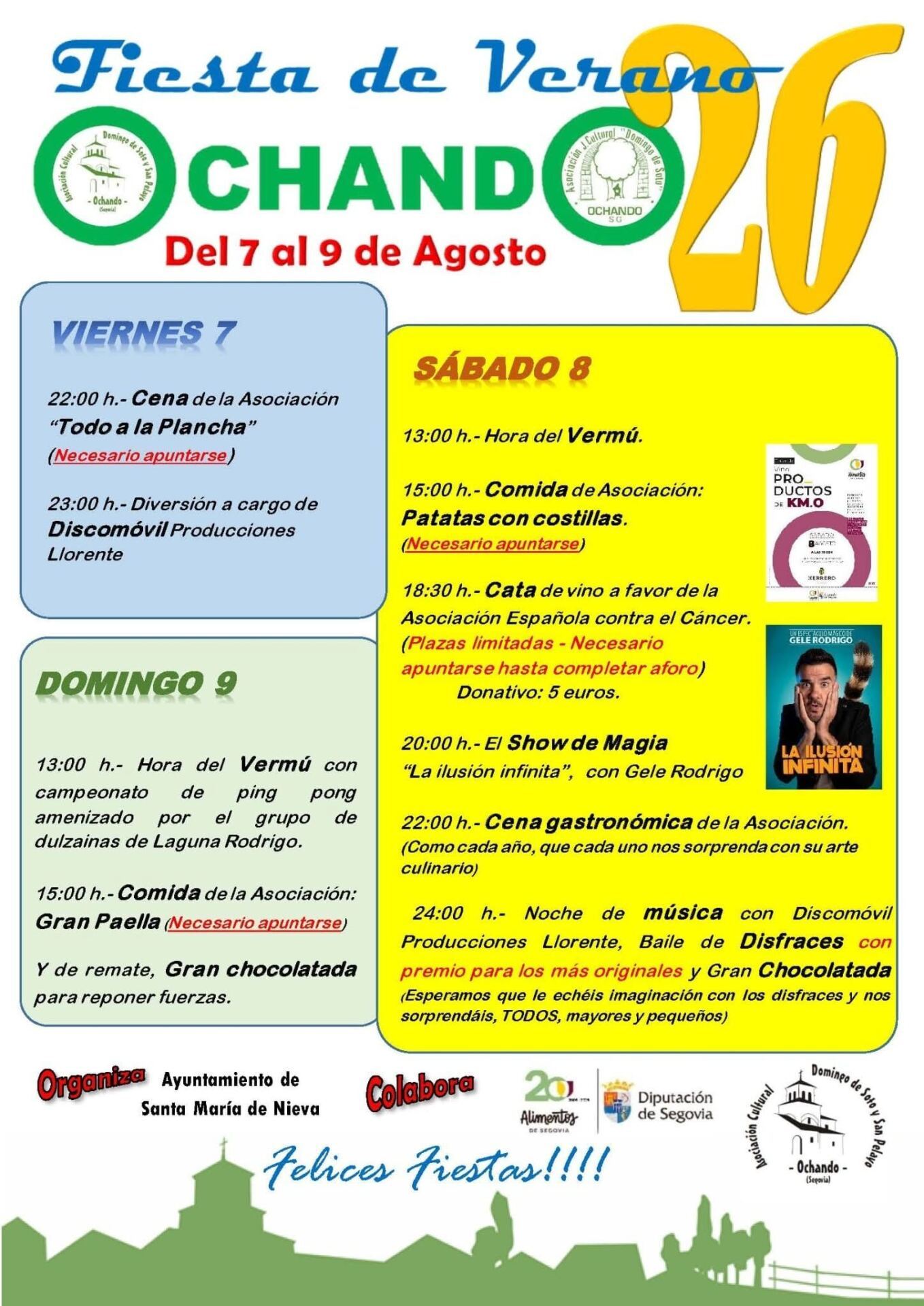 Cartel de Fiestas en Ochando