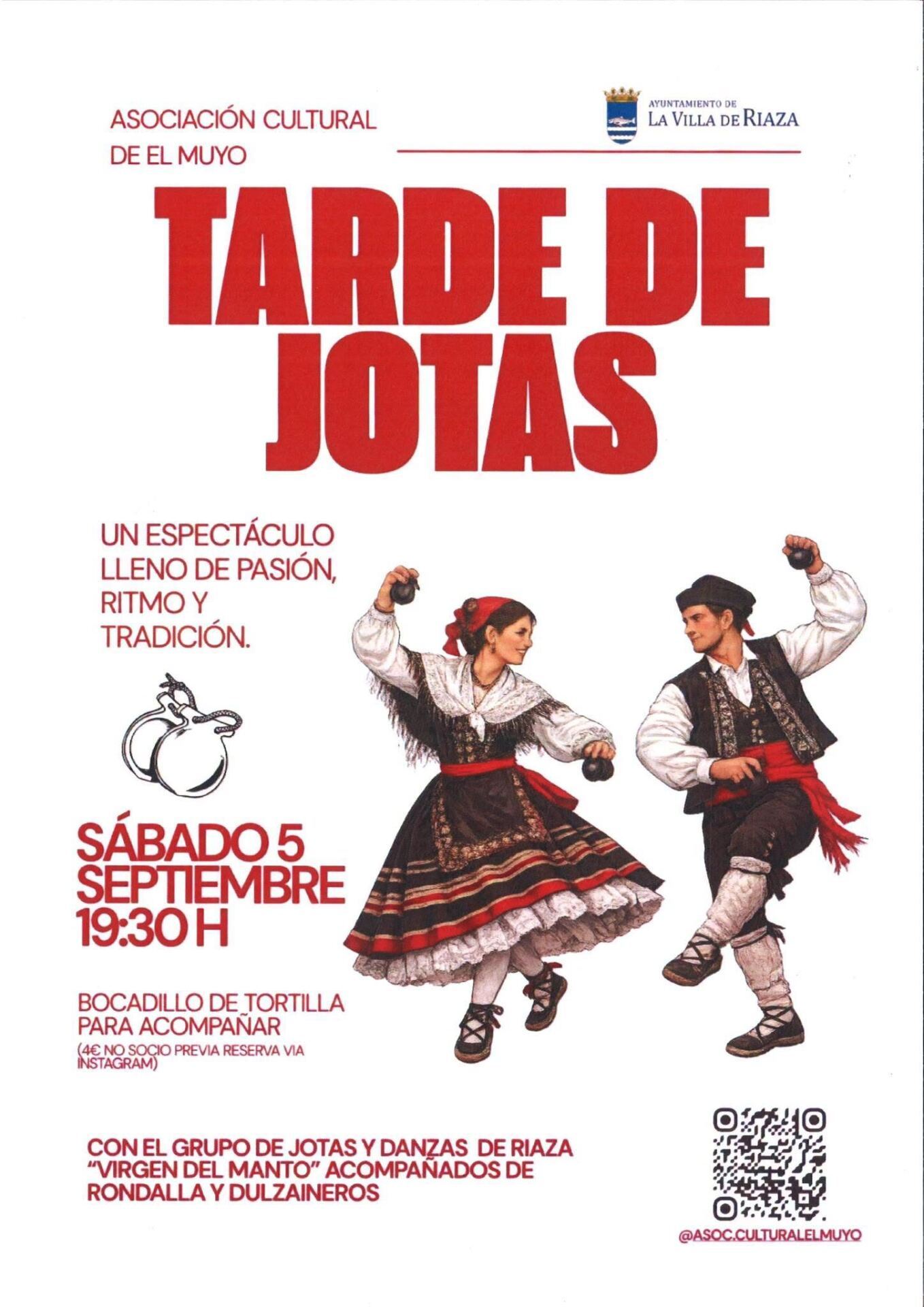Cartel de Tarde de Jotas - Riaza