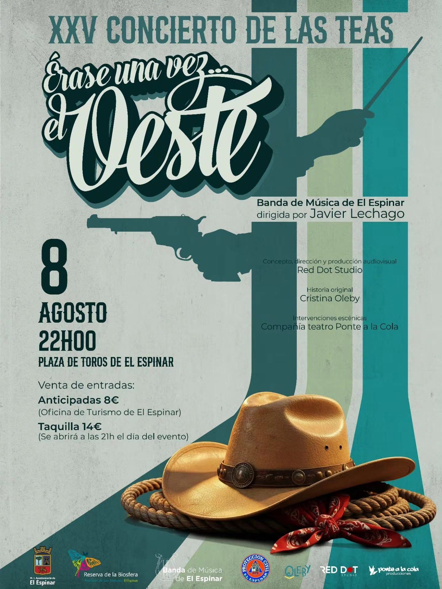 Cartel de XXV concierto de las teas
