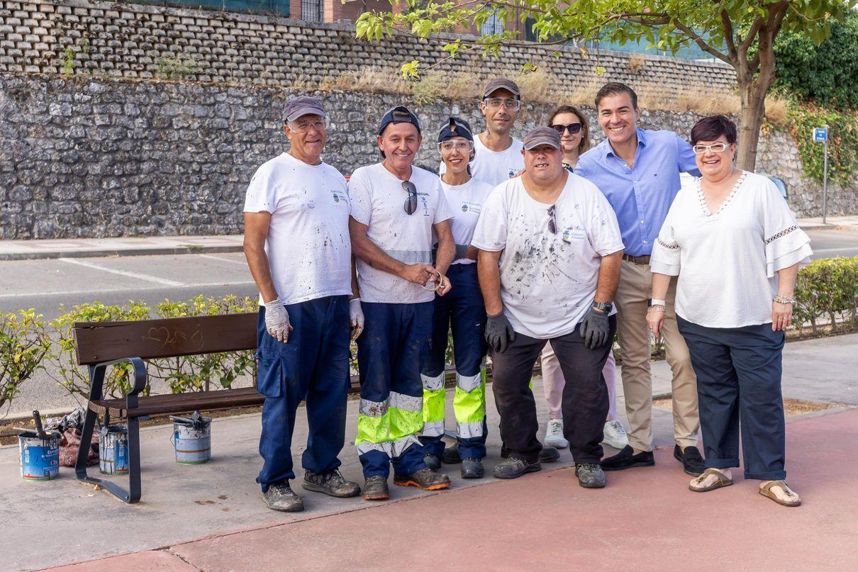 Cien personas en situación de vulnerabilidad dejan su huella en cada rincón de Guadalajara gracias al Plan de Empleo
