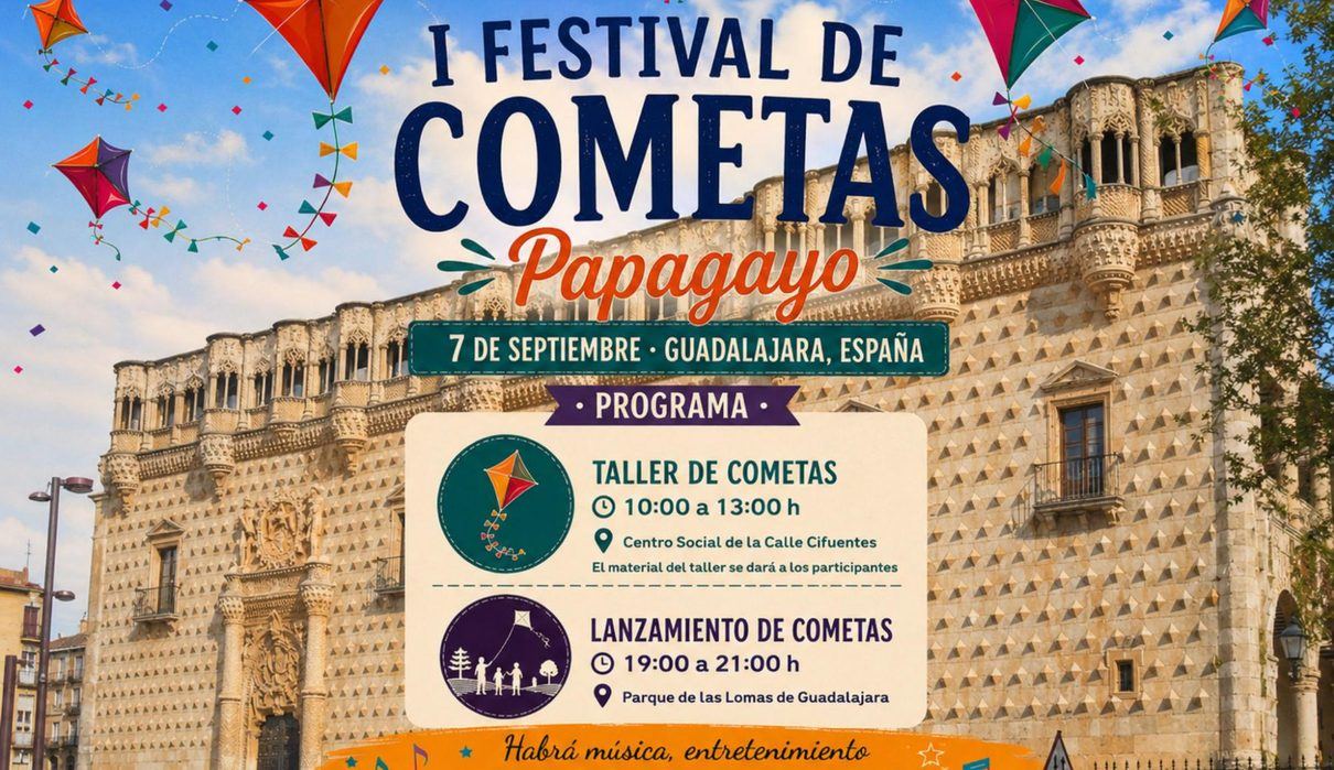Guadalajara estrena el Festival de Cometas "Papagayo" para arrancar sus Ferias con el cielo pintado de colores