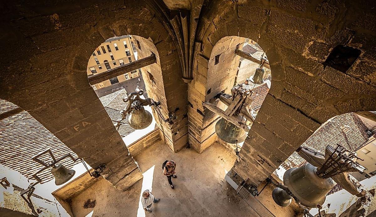 La torre de Santiago abre sus puertas tras diez años cerrada y regala una panorámica de 360 grados sobre Logroño