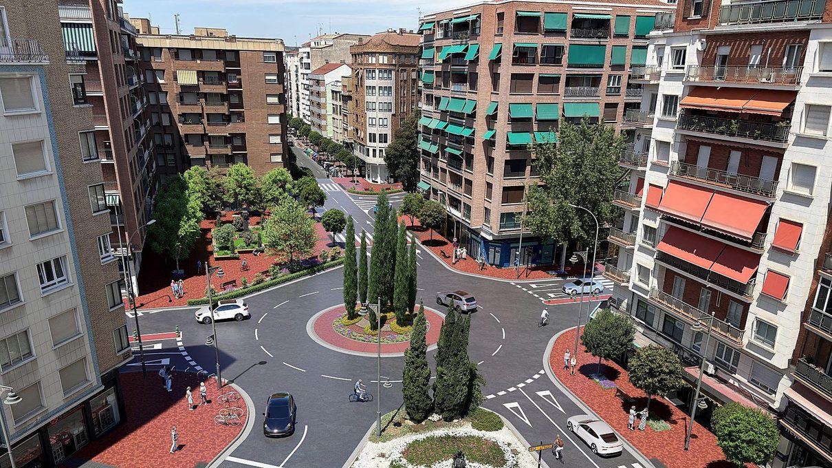 La glorieta de Vara de Rey divide a Logroño: la oposición exige frenar las obras y abrir un debate ciudadano