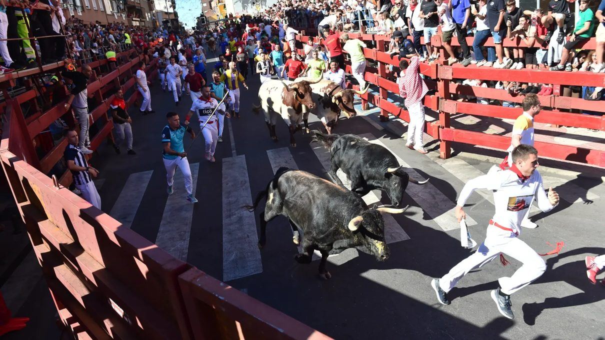 El sexto encierro de Sanse deja seis heridos leves tras una carrera veloz y sin cornadas