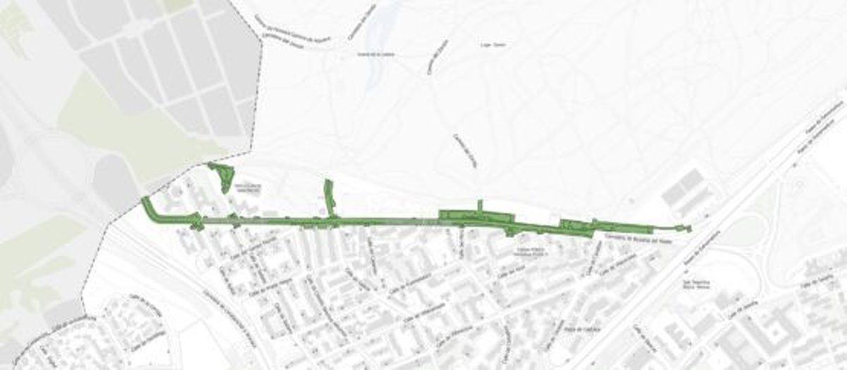 La carretera de Boadilla se transforma: más árboles, más aceras y más aparcamiento para los vecinos de Latina