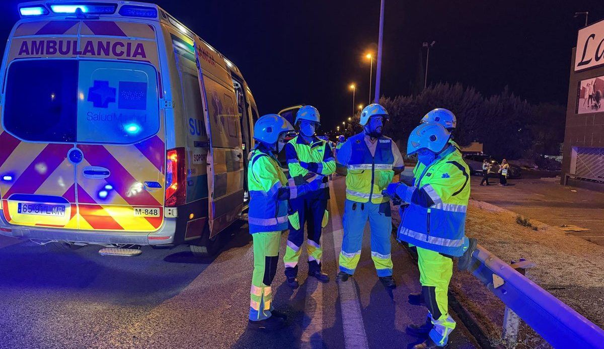 Un peatón pierde la vida al ser arrollado por un coche mientras caminaba por la carretera M-506 en Fuenlabrada