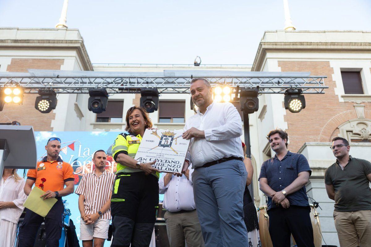 Una enfermera del SAMUR abre las fiestas más castizas de Madrid con un pregón cargado de emoción y orgullo vecinal