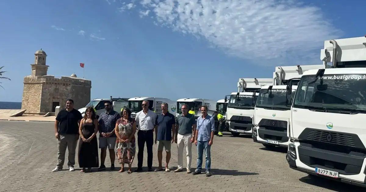 Ciutadella renueva su flota de limpieza para hacer frente a la presión turística del verano