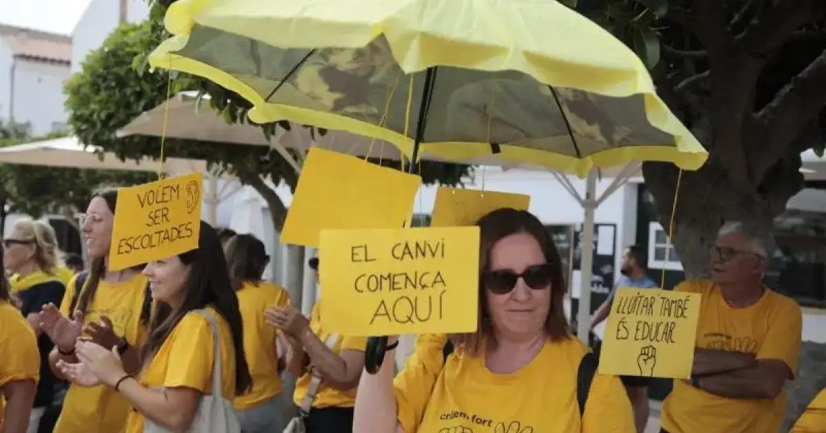 Las guarderías de Menorca arrancan el curso con un mes de protestas y huelga general en el horizonte