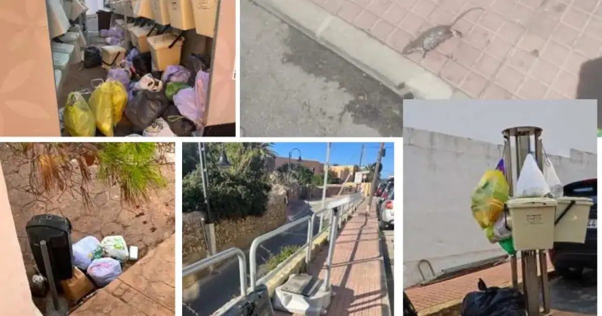 La asociación vecinal de Es Castell exige al Ayuntamiento pasar de las palabras a los hechos ante la crisis de limpieza en el