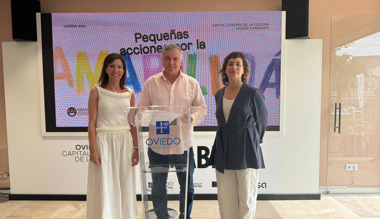 Oviedo se vuelca con su candidatura a Capital Europea de la Cultura: artistas en las aulas y cultura en los barrios para el g