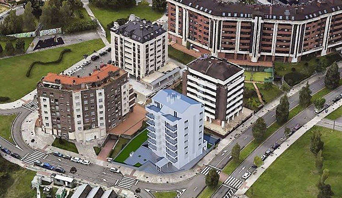 Un nuevo edificio de 16 viviendas completará uno de los últimos solares vacíos de Montecerrao