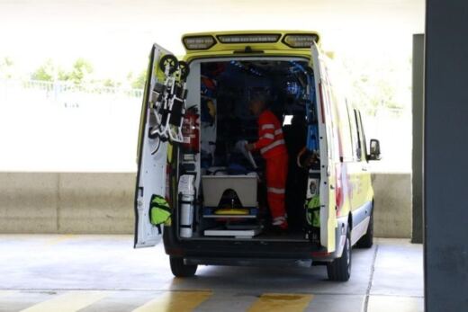 Una furgoneta se sale de la N-630 en Mozárbez y deja un herido en la mañana del viernes