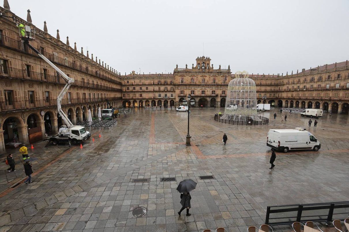 Una furgoneta atropella a un anciano de 70 años en pleno centro de Salamanca