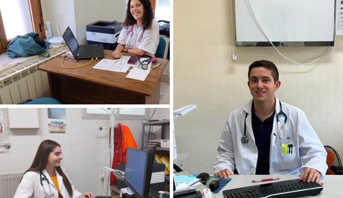Cuatro estudiantes de Medicina descubren en los pueblos salmantinos una vocación que la universidad no les había enseñado
