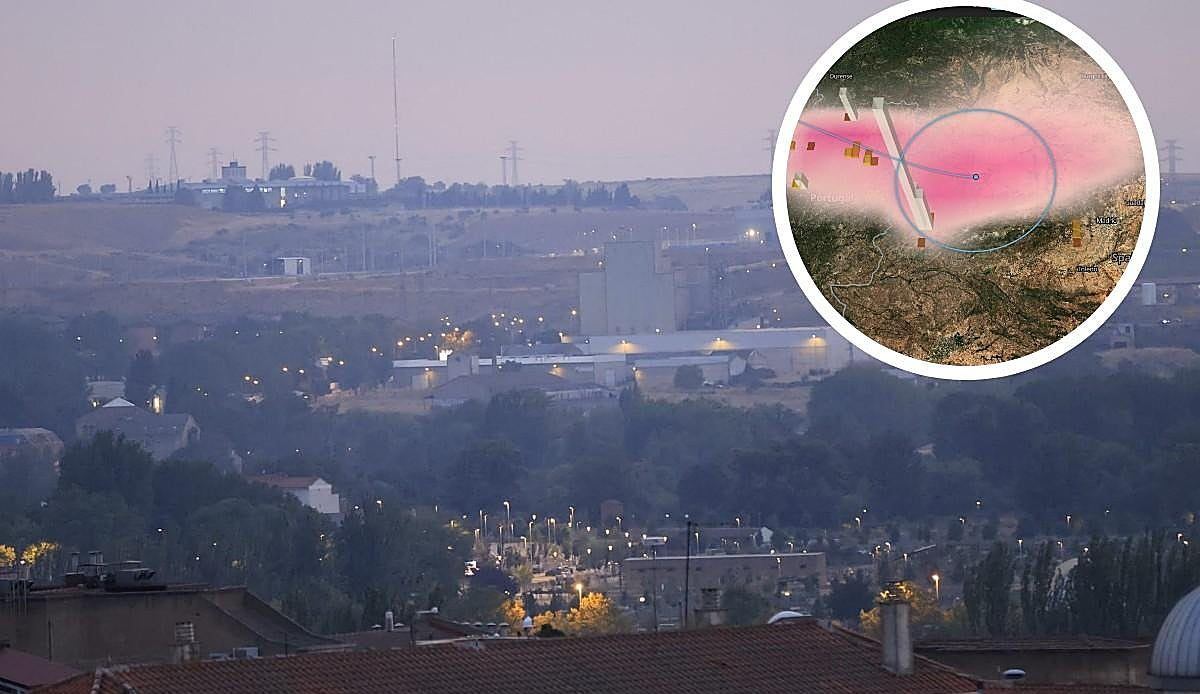 El humo de los incendios de Portugal y Las Hurdes envenena el aire de Salamanca: la Junta pide no salir a hacer deporte