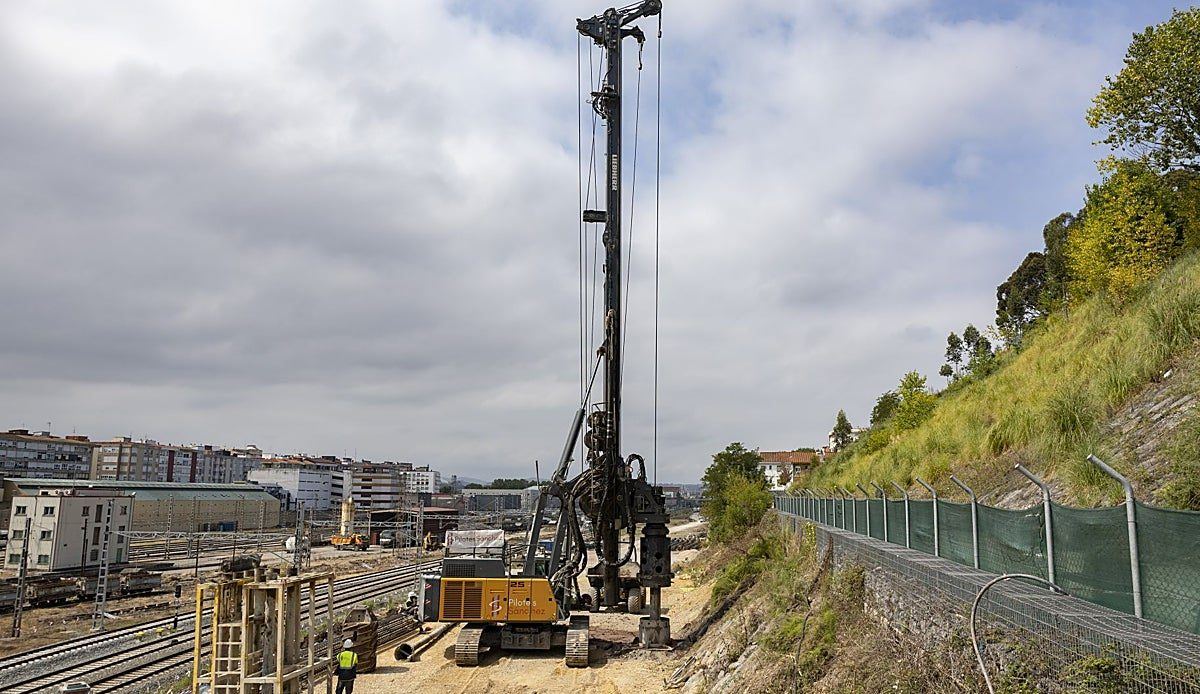 Las máquinas ya trabajan en la integración ferroviaria de Santander: así avanzan las obras que transformarán la ciudad