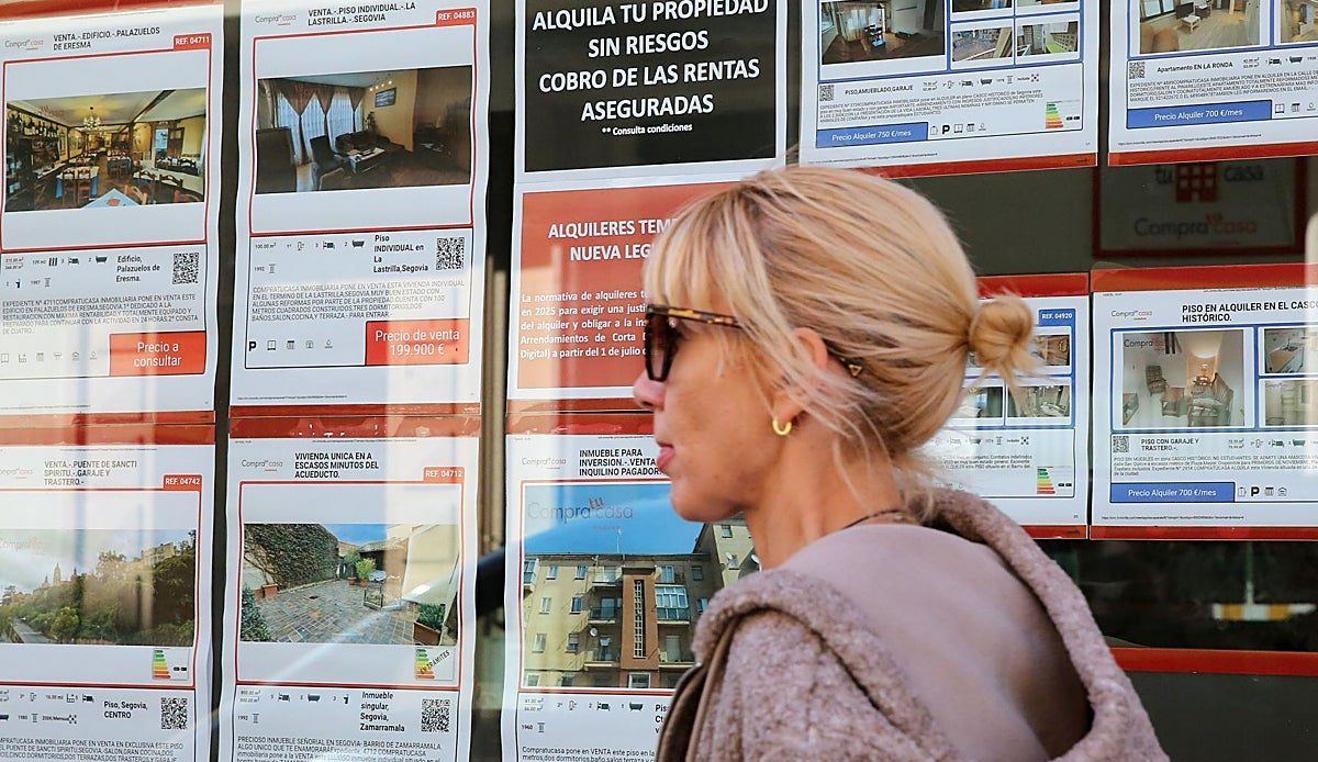 Alquilar en Segovia se come el doble del presupuesto familiar que pagar una hipoteca