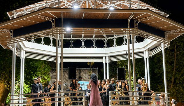 La Banda Joven Diego Ortiz llena de música y emoción el templete de La Vega en las Fiestas de Toledo