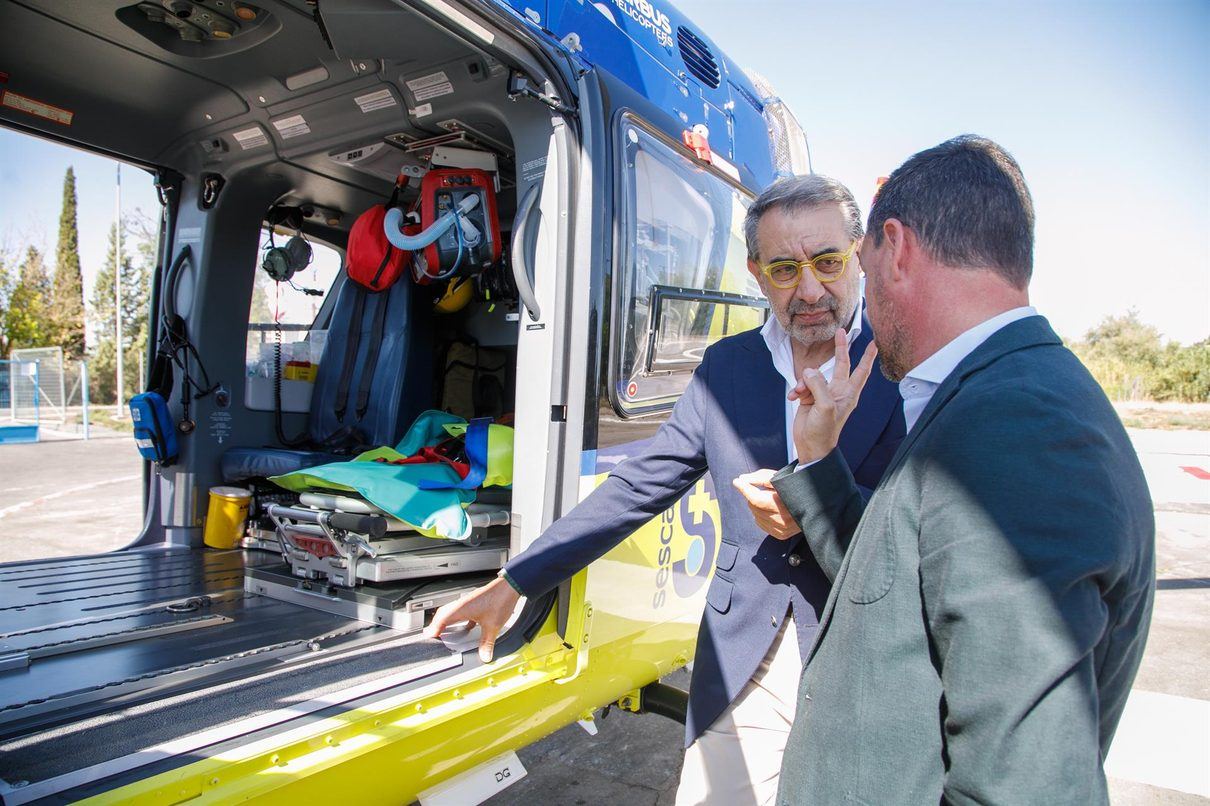 El helicóptero sanitario de Toledo puede salvar vidas transfundiendo sangre antes de llegar al hospital