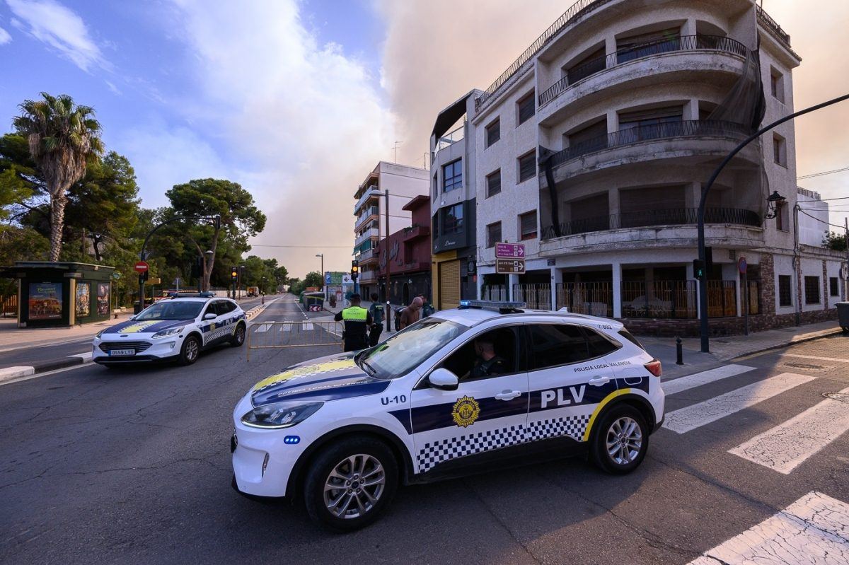Incendio en La Devesa de El Saler: la Policía Local despliega vigilancia reforzada ante indicios de intencionalidad