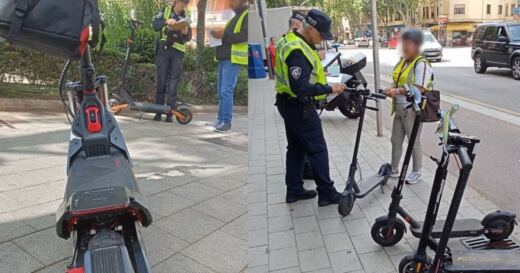 Paterna inmoviliza 50 patinetes eléctricos en dos meses por no cumplir la normativa de circulación