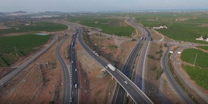 Diez millones para renovar la A-7 en el norte de Valencia: siete kilómetros de asfalto nuevo entre cinco municipios