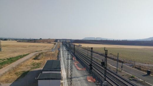 Valladolid tendrá más capacidad de AVE en primavera: la segunda vía del nudo norte llega al 90% de su plataforma