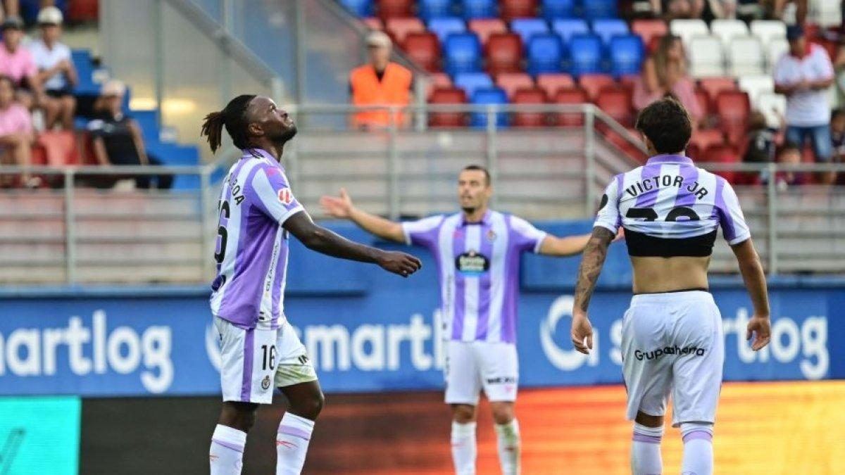 El Real Valladolid suma su segunda derrota sin ver portería y vuelve a naufragar fuera de casa