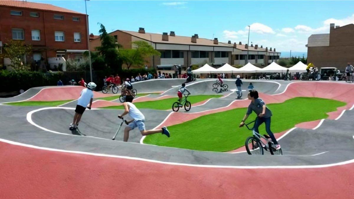 Arroyo de la Encomienda tendrá un parque de más de 6.000 metros cuadrados con pista pumptrack, circuito ninja y gimnasio al a