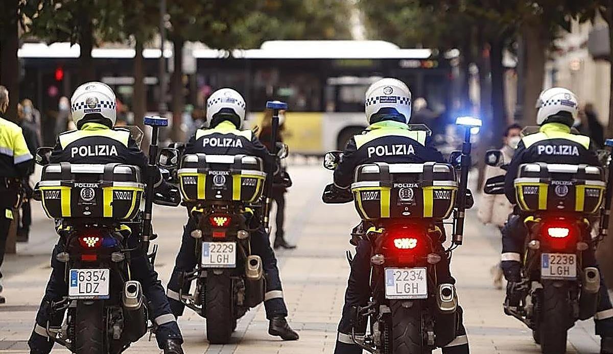 Un fin de semana agitado en Vitoria deja seis detenidos y decenas de denuncias en las calles de la ciudad