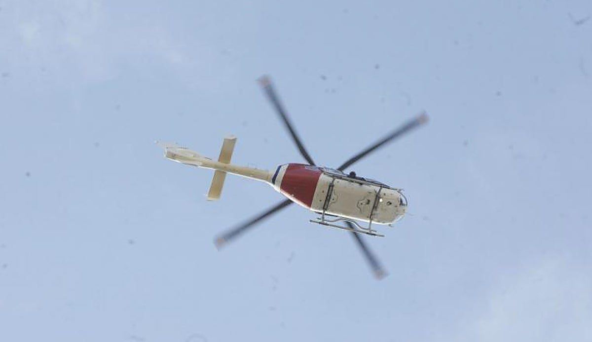 Una joven escaladora de 23 años es evacuada en helicóptero tras sufrir una herida en la cabeza en las rocas de Egino