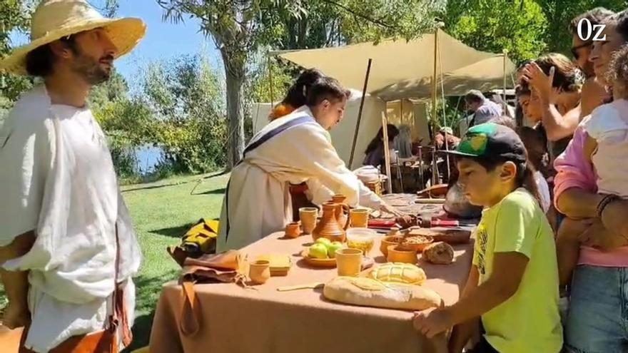Las Aceñas de Cabañales se convierten en escenario vivo del final del Imperio romano