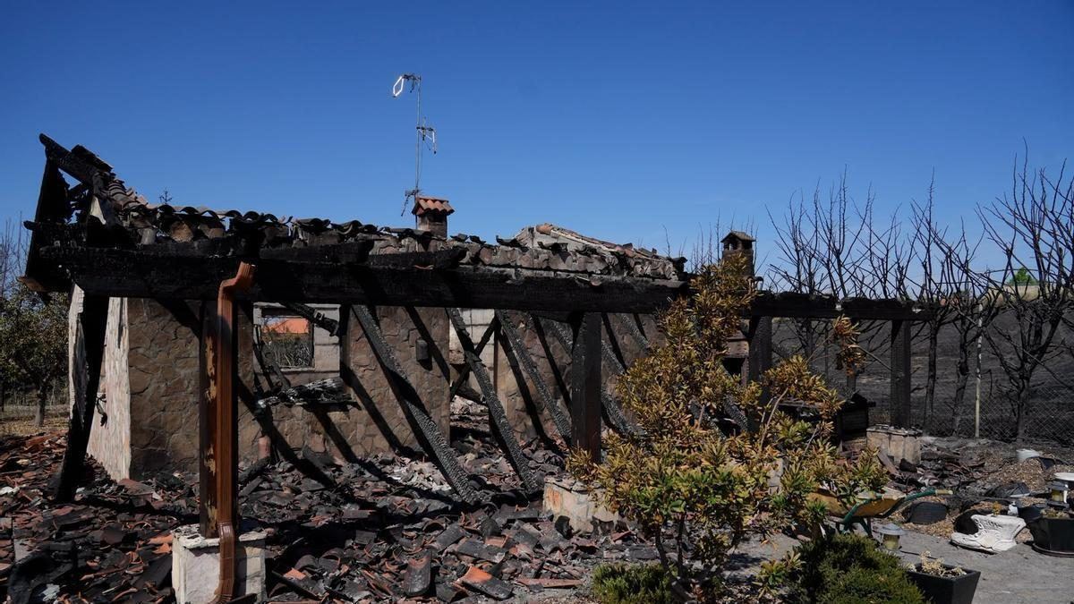 La Junta destina más de 200.000 euros de urgencia para sanear edificios dañados por el fuego en cuatro pueblos de Sayago