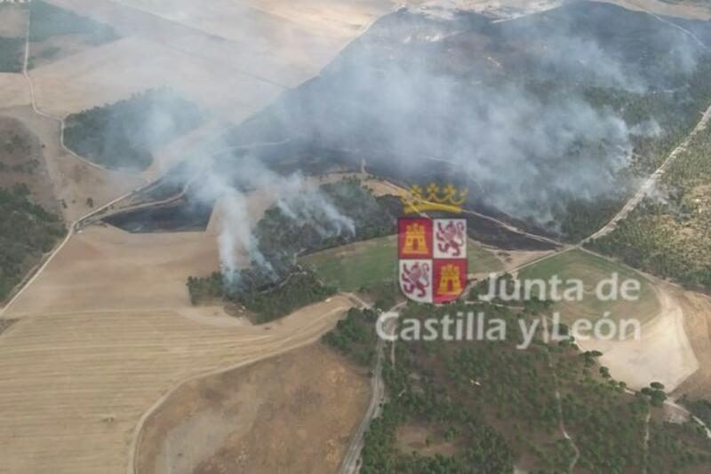 Ávila bate un récord histórico de incendios en terreno agrícola que alarma a agricultores y bomberos