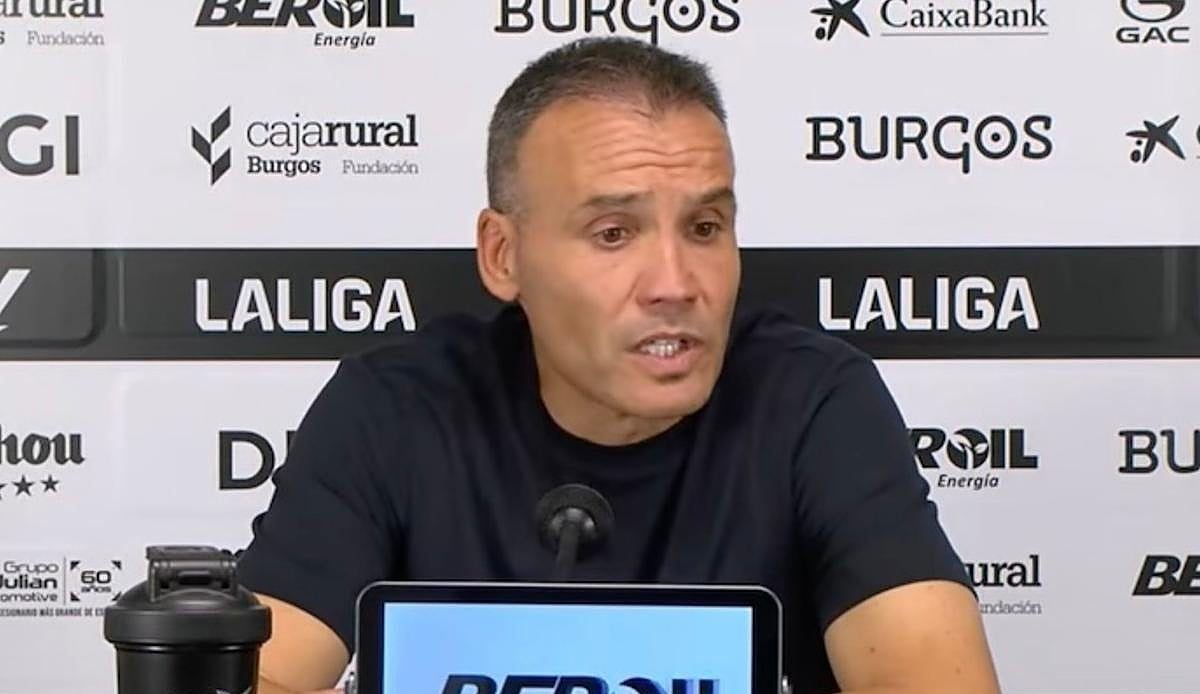 Sergio Francisco ve avances en el Burgos CF pero lamenta que el empate ante la Real B sepa a poco