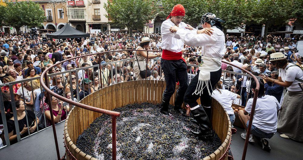 Aranda de Duero celebra su vendimia más temprana con la novena Gran Fiesta de la Ribera del Duero