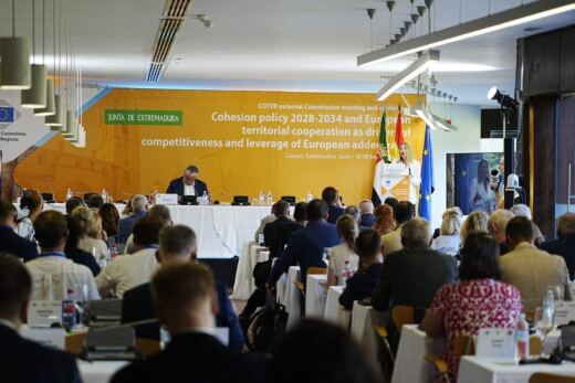 Cáceres acoge por primera vez en más de tres décadas una cumbre europea sobre los fondos que definen el futuro de las regione