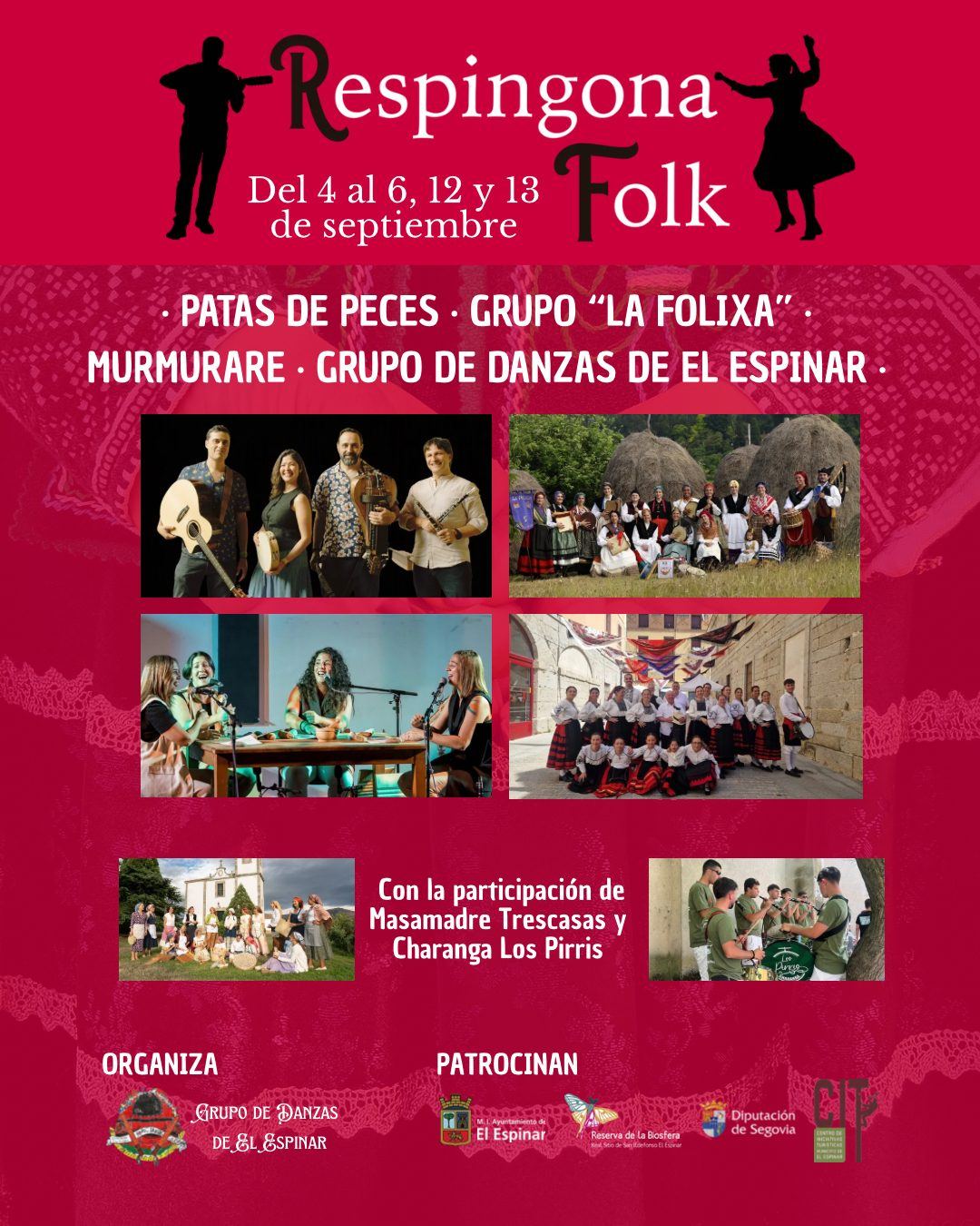 Cartel de Festival Respingona Folk / El Espinar