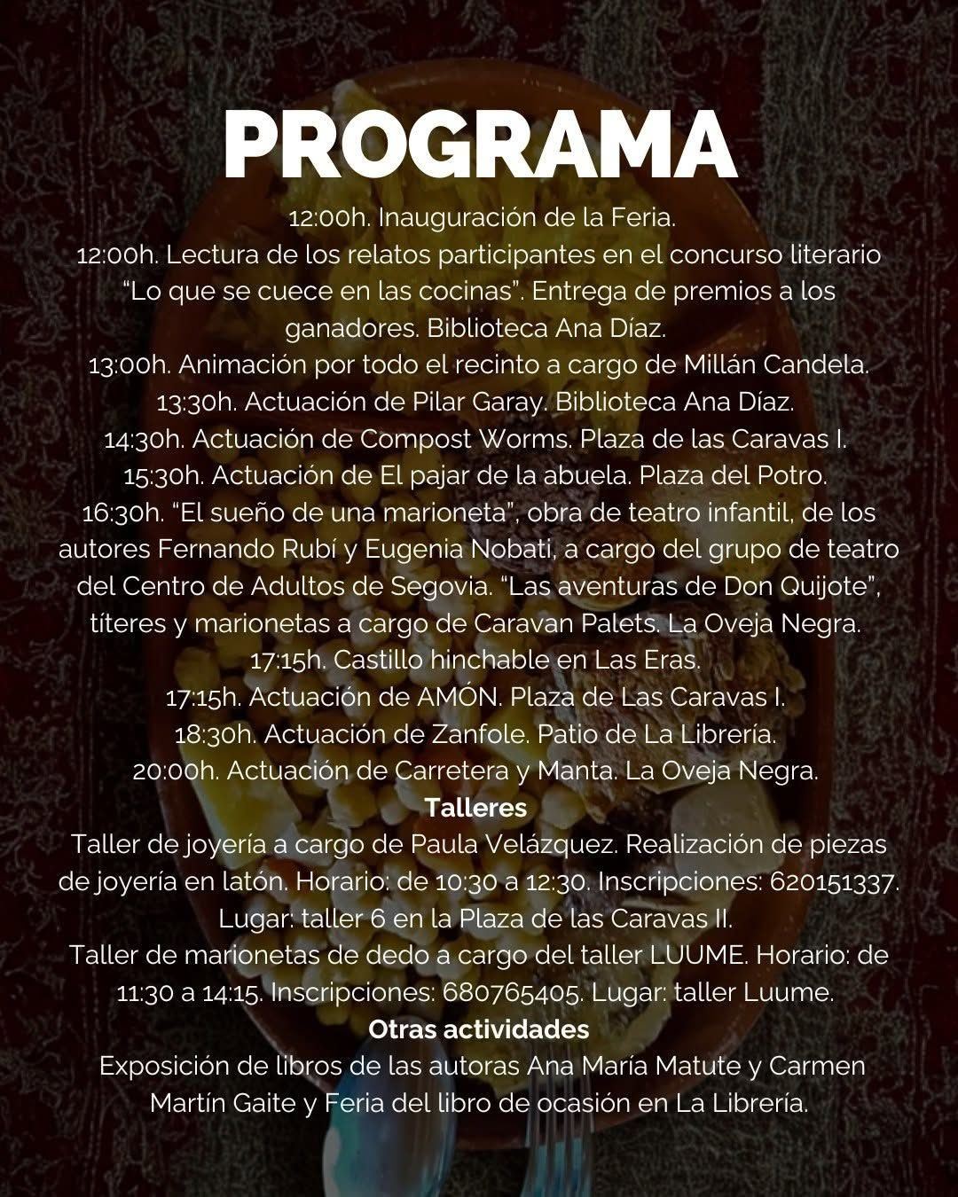 Cartel de XXII Feria del cocido y el vino - Cabañas de Polendos