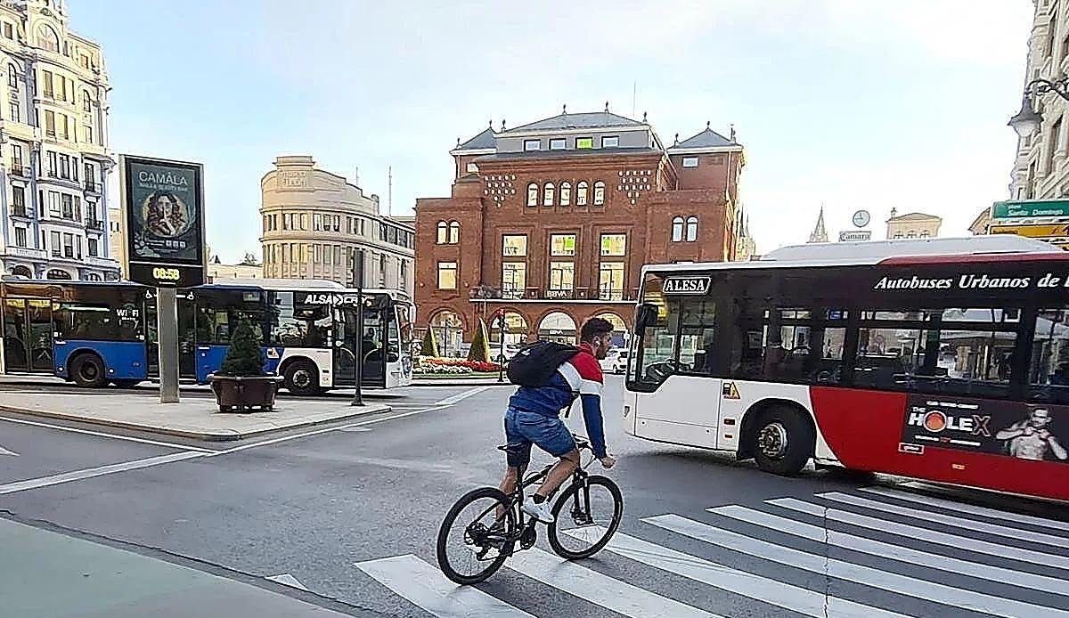 León corta la Gran Vía San Marcos al tráfico el próximo martes y ofrece autobuses gratuitos para celebrar el Día sin Coche