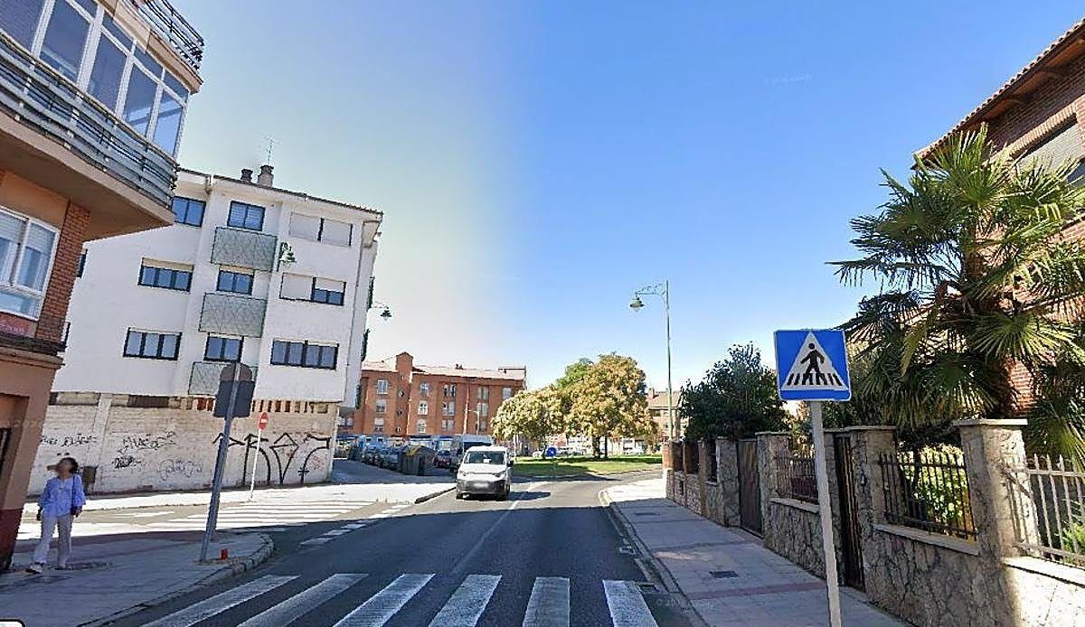 Una mujer de 40 años, herida tras ser atropellada por una furgoneta en pleno centro de León